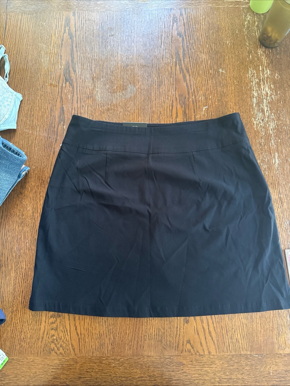 NWT RAFAELLA WOMEN'S STRETCH SKORT Black Pretty SIZE XL $59